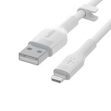thumbnail of Belkin Cbl Scicone USB-A LTG 2M blc USB Kabel USB A USB C/Lightning Weiß