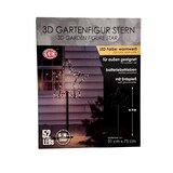 thumbnail of LED 3D Weihnachtsstern Weihnachtsbeleuchtung Außen Batterie warmweiß