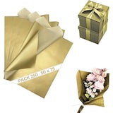 thumbnail of Carta velina oro brillante 50x75 cm – 250 fogli per confezioni eleganti, eventi di lusso, artigianato e decorazioni raffinate