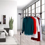 thumbnail of Relaxdays Kleiderbügel, 12er Set, für Hemden, Jacken & Blusen, Industrie Design, Metall, 45 cm breit, Bügel, schwarz