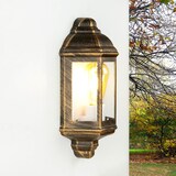 thumbnail of Licht-Erlebnisse Wandlampe Vintage LIVORNO Landhaus Design in Kupfer Antik E27 IP44 elegante Außen Wandleuchte Haus Garten, 2285red-black