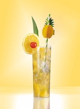 thumbnail of 500 Stück Papierstrohhalme Ø 6 mm · 20 cm  Pineapple