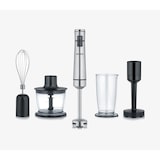 thumbnail of Batidora de mano Severin SM 3775 sin cables con set de accesorios premium Negro / Acero inoxidable cepillado 1000 W