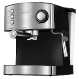 thumbnail of MPM MKW-06M Cafetera Expresso Manual 15 bares 1,7 L, Brazo Doble Salida, Espumador Leche, Calientatazas, 850W, Prata negra