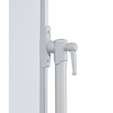 thumbnail of FRANKEN Mobiles Whiteboard 200 x 100 cm, doppelseitig, lackiert, magnetisch, beschreibbar, trocken abwischbar, Whiteboard mit Ständer und Rollen