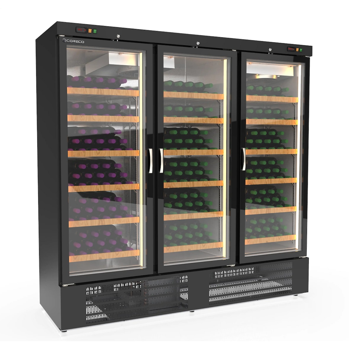 Armoire à vin bi-température 3 portes