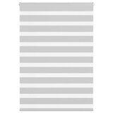 thumbnail of vidaXL Zebra rolgordijn 105x100 cm stofbreedte 100,9 cm lichtgrijs