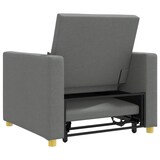 thumbnail of vidaXL Ausziehbare Schlafcouch Einzel Dunkelgrau 90 x 165 x 87 cm