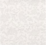 thumbnail of 14 X 20 Servietten "ROYAL Collection" 1/4-Falz 25 cm x 25 cm weiss "Ornaments"