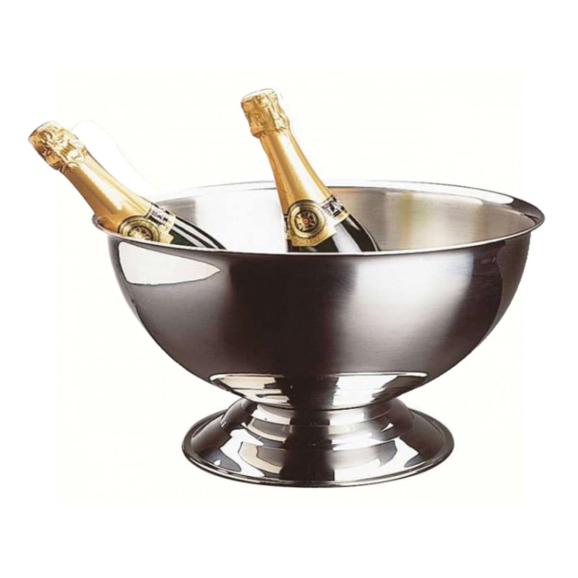 Novastyl - Seau A Champagne Grand Format (5-6 Bouteilles) 40 Cm - Inox