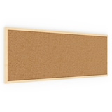 thumbnail of ALLboards Tableau de liège 100×40 cm cadre en bois NATUREL