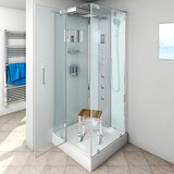 thumbnail of Duschkabine Komplettdusche Fertigdusche Dusche D38-10L1 90x90 cm ohne 2K Scheiben Versiegelung