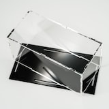 thumbnail of Danieli - Teca in acrilico Trasparente per Modellismo e Esposizioni Smontabile con Base Nera - 24x12x11cm