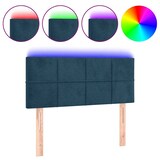 thumbnail of vidaXL LED Kopfteil Dunkelblau 80x5x78/88 cm Samt