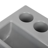 thumbnail of Distributeur de couverts à 6 compartiments, en plastique gris