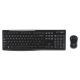 thumbnail of Logitech Wireless Combo MK270 Tastatur Maus enthalten RF Wireless QWERTY Nordisch Schwarz