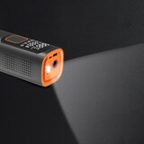 thumbnail of Mini compresor portátil para coche y moto, 160 PSI, 3 en 1: compresor, banco de energía y linterna