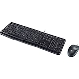thumbnail of Logitech MK120 USB Tastatur, Maus-Set Spritzwassergeschützt US-International, QWERTY Schwarz