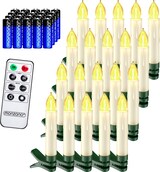 thumbnail of MONZANA® 20x LED Weihnachtsbaumkerzen Kabellos Fernbedienung Warmweiß Weihnachtskerzen Christbaumkerzen Tannenbaumkerzen