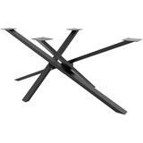 thumbnail of DELUKE® Tischgestell Metall SIDER Schwarz Robuste Verarbeitung Tischbein Tischkufen Tischgestell für Holztisch Esstisch 72x80x160cm