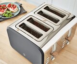 thumbnail of SWAN ST14620 Nordic Tostadora Pan Ranura Ancha 4 Rebanadas, 3 Funciones, 6 Niveles, Diseño Moderno, Gris, 1500W