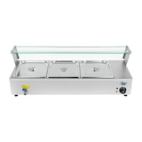 thumbnail of Helloshop26 - Vitrine bain-marie électrique professionnel  3 x GN 1/2 1 300 watts  3614108