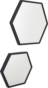 thumbnail of LOFT42 Wandspiegel Hexagon Klein - Schwarz - 36x32