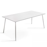 thumbnail of Ensemble table de terrasse et 8 chaises en métal blanc - Oviala