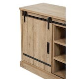 thumbnail of Matelpro - Buffet/bahut style rustique 225 cm coloris chêne Perrine - Moderne & Design -Chêne - Deux étagères intérieures -Types de portes: Coulissant