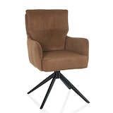 thumbnail of Esszimmerstuhl / Drehstuhl TARUGO Stoff braun hjh LIVING