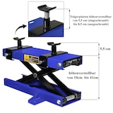 thumbnail of Motorradheber 500 kg Motorradhebebühne Montagebock Motorrad Hebebühne Stahl H2