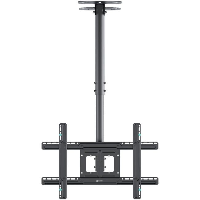 ONKRON TV Deckenhalterung 32"-80", 68 kg max, VESA 600x400, höhenverstellbar, schwenkbar, neigbar, N2L-B Schwarz
