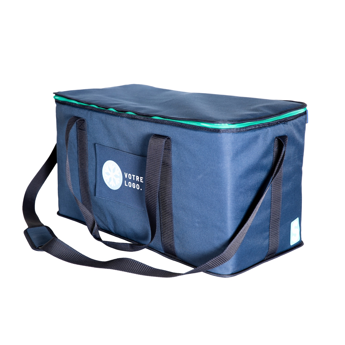 Halbharte Kühltasche für den Transport von frischen Lebensmitteln - Volumen 50L - Außenmaß 60 x 30 x 34,5 cm - Innenmaß 58 x 28 x 31 cm