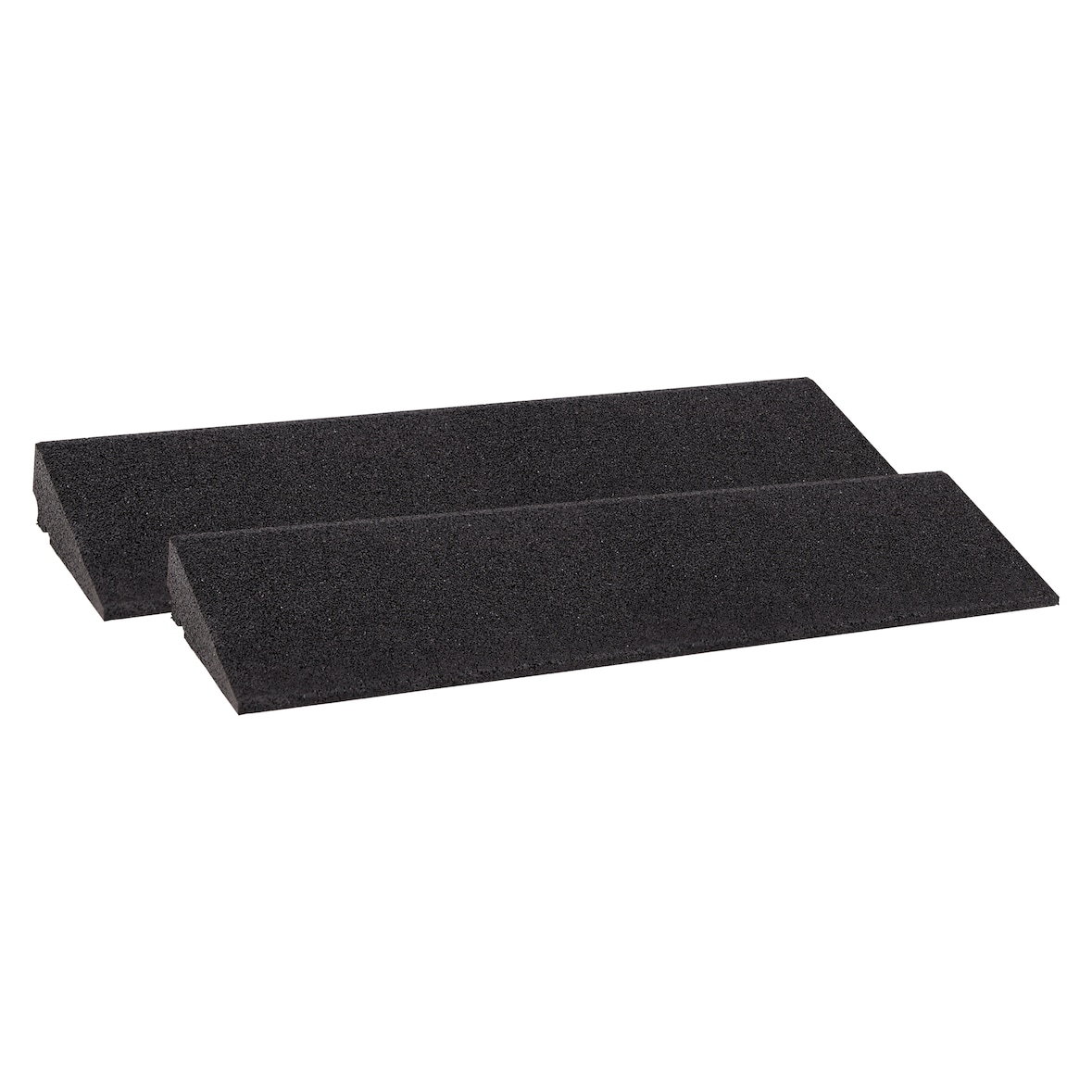 Bordsteinrampe Gummi 70mm 80x25x7cm Set = 2 Stück schwarz SZAGATO Schwellenrampe Auffahrhilfe Bordsteinkeile Bordstein Auffahrrampe Bordsteinkanten
