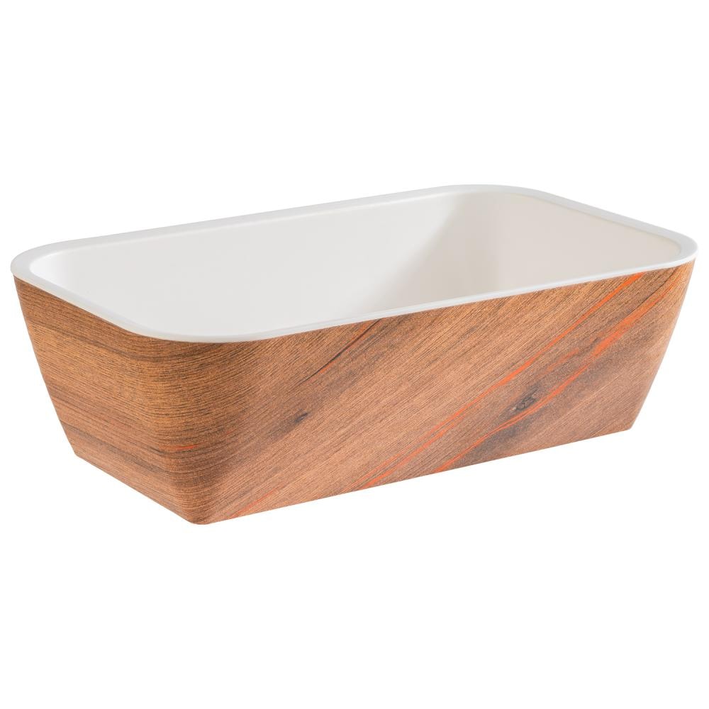 APS  GN 1/4 Schale -CRAZY WOOD- 26,5 x 16,2 cm, H: 8 cm
