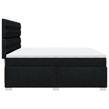 thumbnail of vidaXL Boxspringbett mit Matratze Schwarz 200x200 cm Stoff