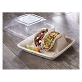 thumbnail of MONOUSO - Ständer für Tacos aus Zuckerrohr 18x11x5cm (75 Stück)