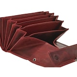 thumbnail of Greenburry Kellnerbörse Leder antik rot Vintage Bedienungsbörse Taxibörse Kellnergeldbörse