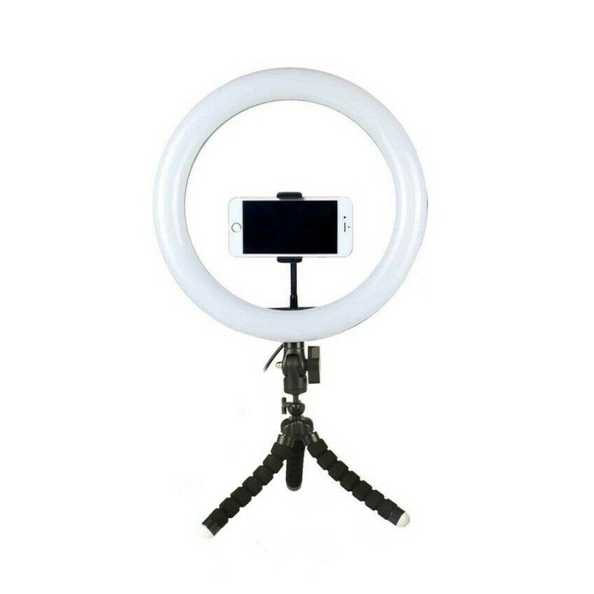 Anillo de luz LED aro para fotografía 20cm + tripode