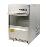 thumbnail of Romux® Máquina de Cubos de Gelo com Produção de 20 kg/24 h em formato dedal | Máquina em aço inox de 38x48 cm com capacidade de armazenamento de 4 kg