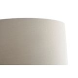 thumbnail of SalesFever Lampadaire bois flotté |Abat-jour lin|Structure bois flotté et tube métallique|Base bois d'hévéa|L30xP30xH150cm|noir–naturel–blanc