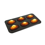 thumbnail of Gobel - Plaque 6 madeleines gourmandes - antiadhérent - 395 x 200 mm - 264810