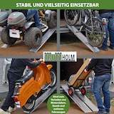thumbnail of TRUTZHOLM 1 x Alu Auffahrrampe 150 x 21,5 cm 200 kg rutschhemmend starr Fahrradrampe Verladerampe