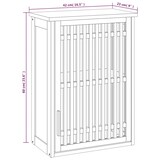thumbnail of vidaXL Wand-Badschrank 42x23x60 cm Massivholz Nussbaum