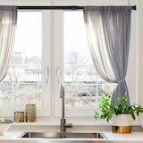 thumbnail of Relaxdays Teleskopstange, 110–200 cm, Klemmstange für Duschvorhang, Gardine, Türrahmen, Edelstahl, ohne Bohren, schwarz