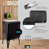 thumbnail of WellHome - Caixote do lixo Inteligente 15L+15L cor Preto 35,5x26x60 cm – Abertura Automática/Manual