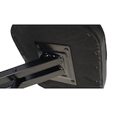 thumbnail of Silla de rodillas HWC-E10, asiento taburete de rodilla, altura regulable ruedas imitación cuero metal ~ negro