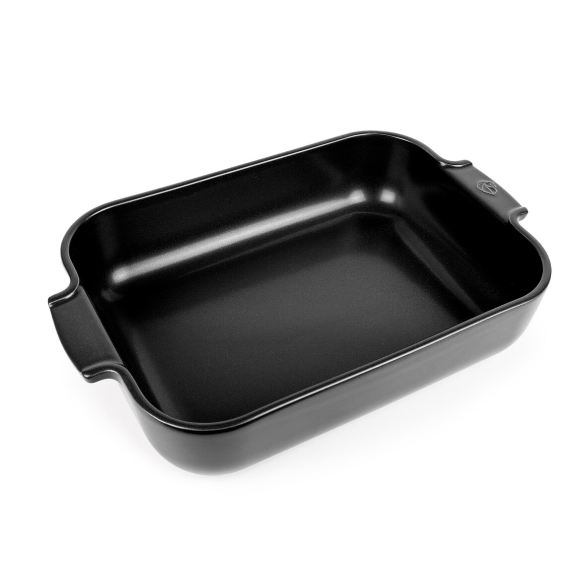 Peugot Auflaufform, Keramik, 36 x 23.6 x 7.5 cm, rechteckig, 3.8 L, Satin-Schwarz