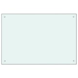 thumbnail of vidaXL Küchenrückwand Weiß 90x60 cm Hartglas