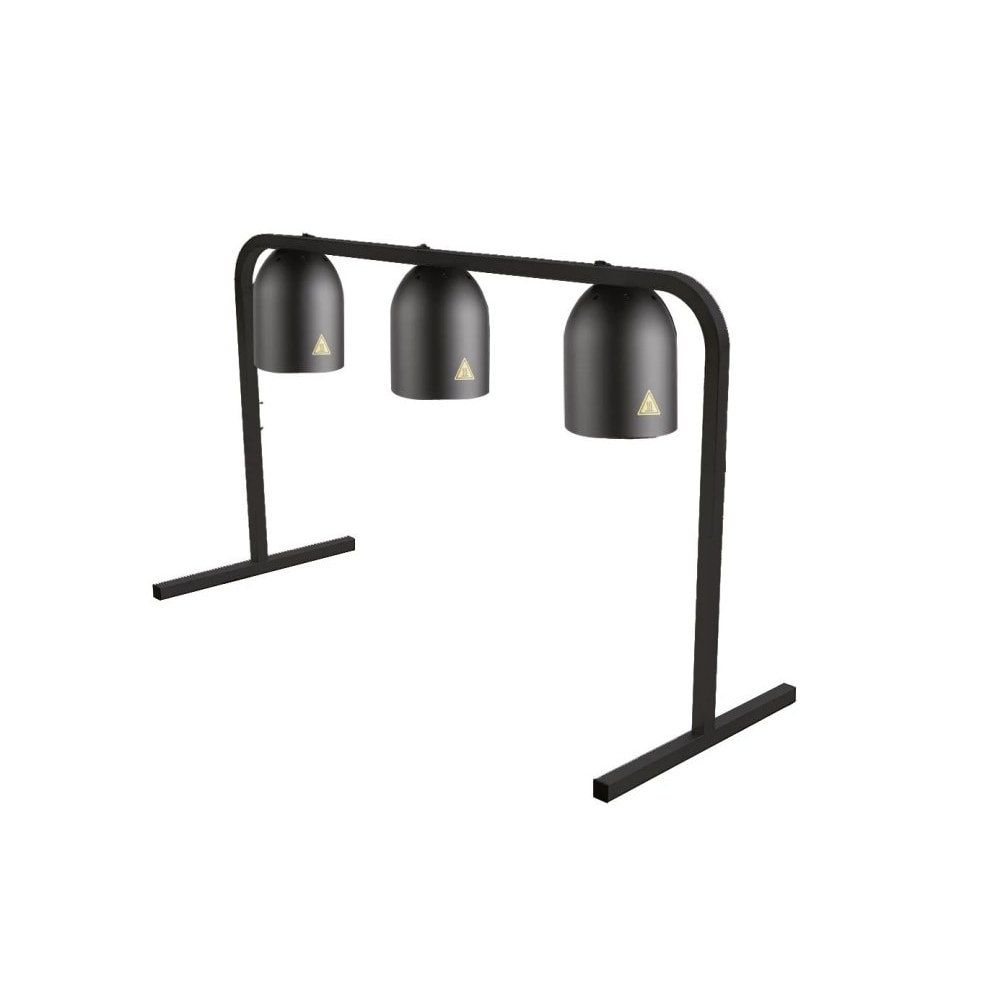 Lampada riscaldante tripla con base